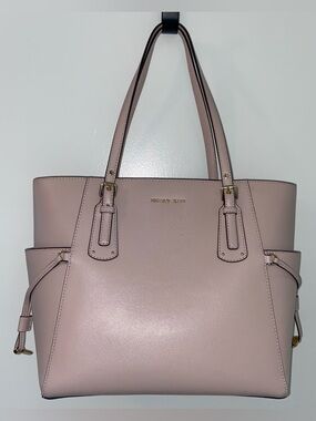 Michael Kors Voyager Blush Pink Saffiano Leather Tote Bag